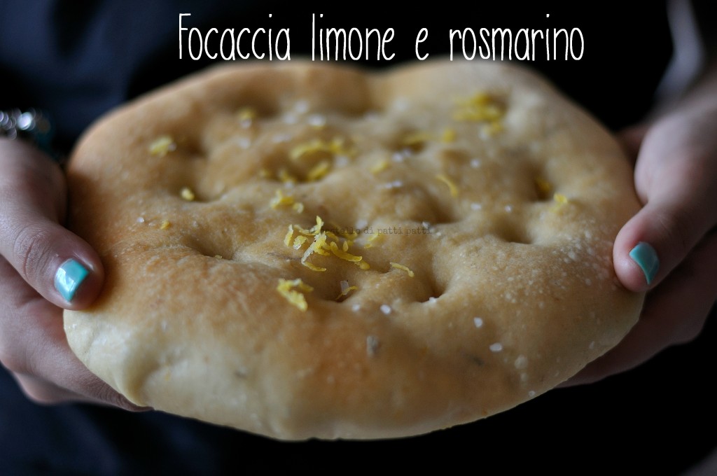 focaccia limone e rosmarino