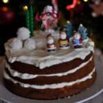 Fluffosa di Natale all'arancia e cioccolato - Orange and chocolate chiffon cake